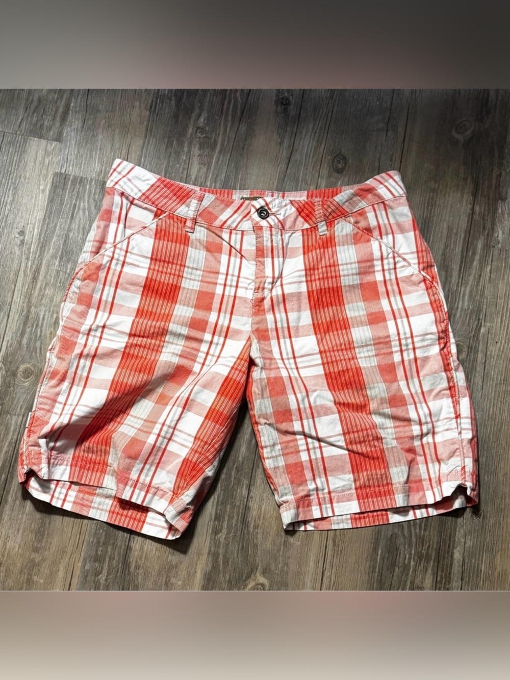 Merrell plaid shorts